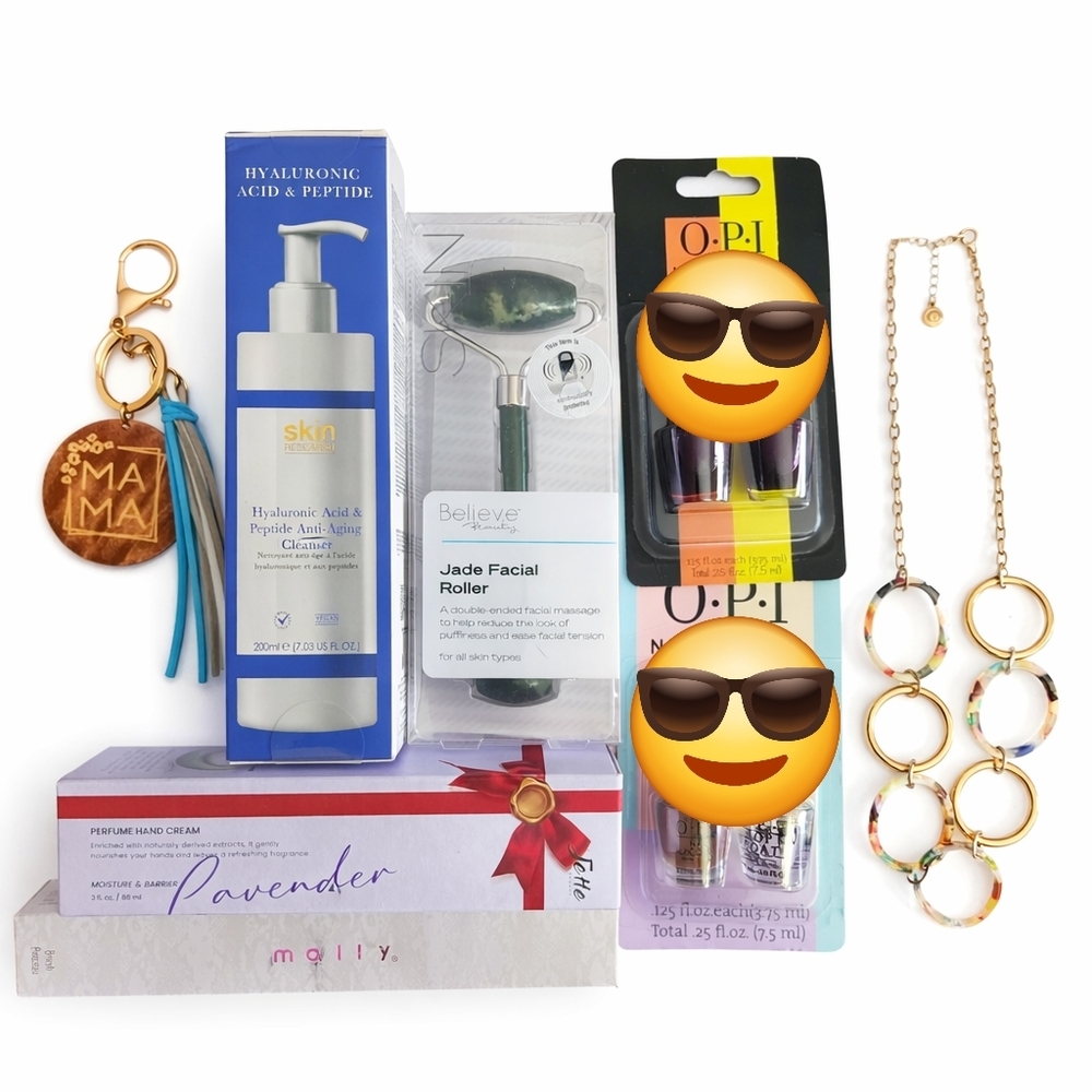 Skin Research London Anti-Aging Cleanser 7.03oz, Jade Roller & Accessories 8+ Pc